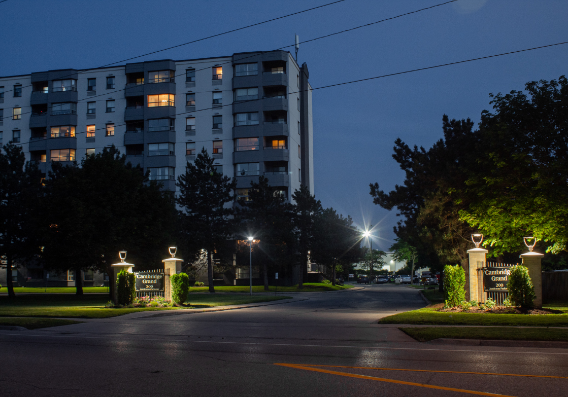 Lighting the Way: Cambridge Grand's Exterior Transformation